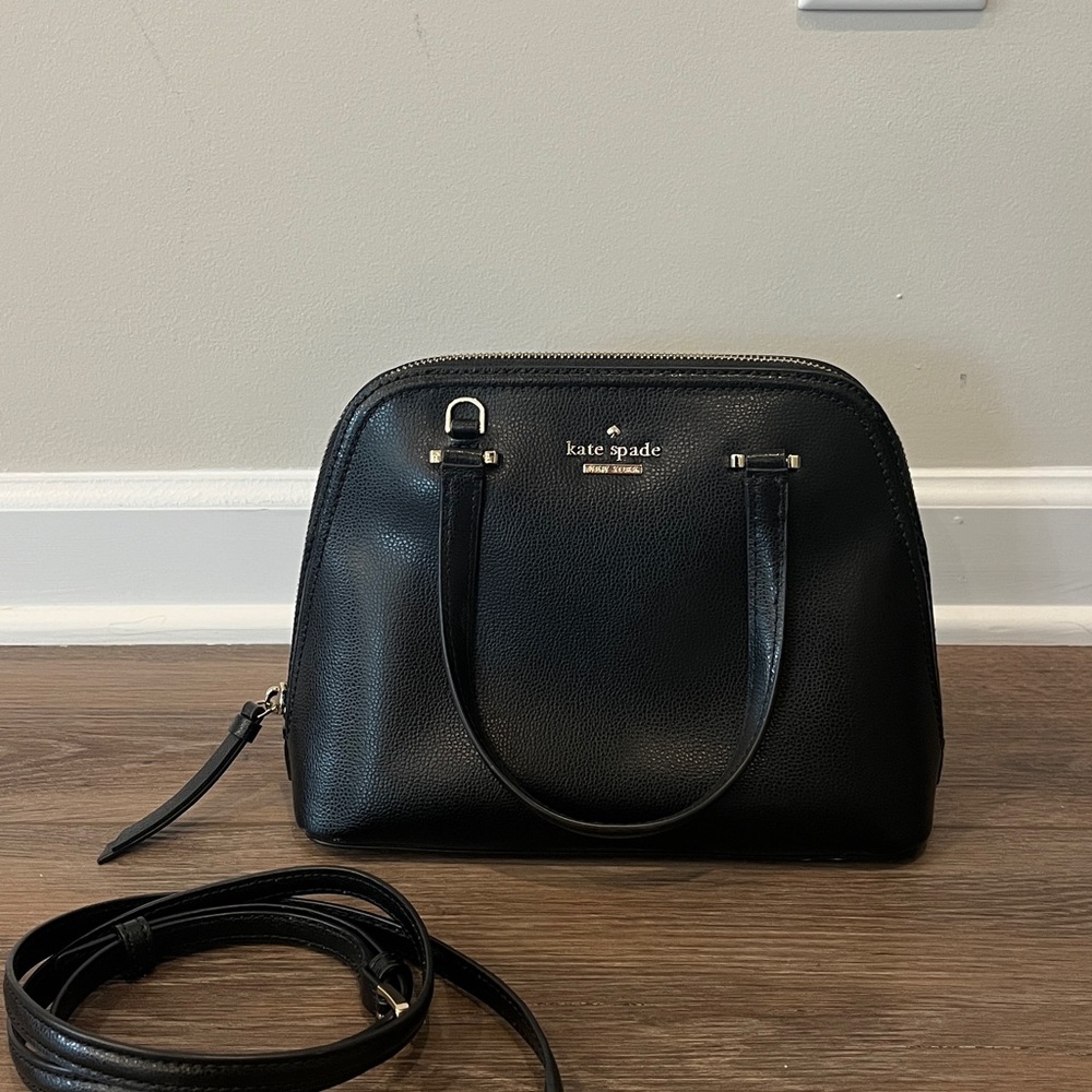 Kate Spade Black Leather Handbag